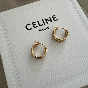 Triomphe multi hoop celine earrings